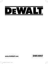 DeWalt DWE4997 Manual de usuario