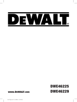 DeWalt DWE46229 Manual de usuario