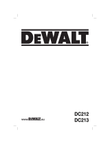 DeWalt DC213 Manual de usuario