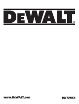 DeWalt DW729KN Manual de usuario