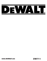 DeWalt DW711 Manual de usuario