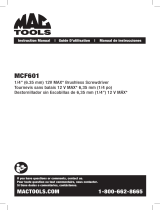 MAC TOOLS MCF601 Manual de usuario