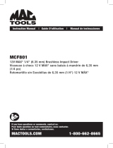 MAC TOOLS MCF801 Manual de usuario
