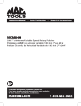 MAC TOOLS MCM849 Manual de usuario