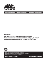 MAC TOOLS MCD791 Manual de usuario