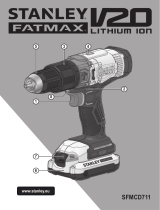 Stanley FatMax V20 SFMCD711 Manual de usuario