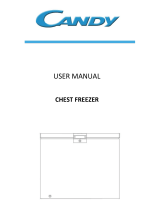 Candy UM CHAE1024W Chest Freezer Manual de usuario
