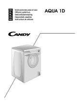 Candy AQUA 1041D1/2-S Manual de usuario