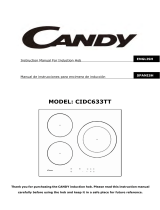 Candy CIDC633TT Manual de usuario