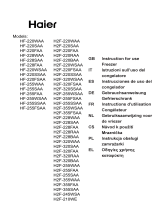Haier H2F-210WE Manual de usuario