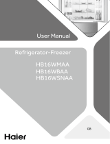 Haier HB16WSNAA Manual de usuario