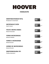 Hoover H5MG25STB Manual de usuario