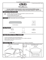 Auto Ventshade Windflector Installation Instructions Manual