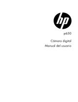 HP p650 Digital Camera Manual de usuario