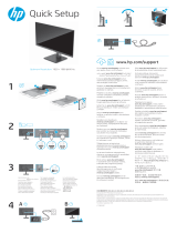 HP M27ha FHD Monitor Guía de instalación