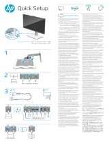 HP E24d G4 FHD USB-C Conferencing Monitor Guía de instalación