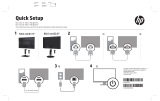 HP N246v 23.8-inch Monitor Guía de instalación