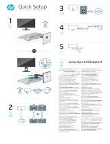 HP X24i Gaming Monitor Guía de instalación