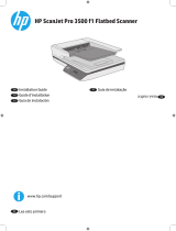 HP ScanJet Pro 3500 f1 Flatbed Scanner Guía de instalación