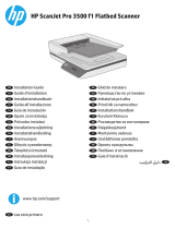 HP ScanJet Pro 3500 f1 Flatbed Scanner Guía de instalación