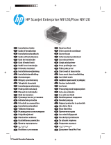 HP Scanjet Enterprise Flow N9120 Flatbed Scanner Guía de instalación