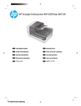 HP ScanJet Enterprise Flow N9120 Document Flatbed Scanner Guía de instalación