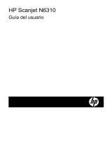 HP Scanjet N6310 Document Flatbed Scanner El manual del propietario