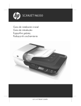 HP Scanjet N6350 Networked Document Flatbed Scanner Guía del usuario