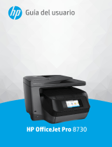 HP OfficeJet Pro 8730 Mono Printer series El manual del propietario