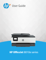 HP OfficeJet 8010e All-in-One Printer series El manual del propietario