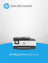 HP OfficeJet Pro 8020 Serie Manual de usuario