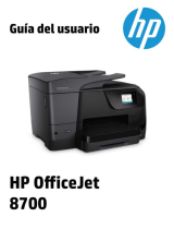 HP OfficeJet 8702 All-in-One Printer series El manual del propietario