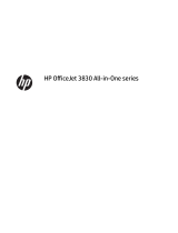 HP OfficeJet 3830 All-in-One Printer series El manual del propietario
