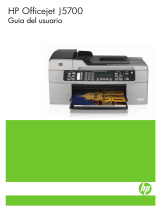 HP Officejet J5700 All-in-One Printer series El manual del propietario