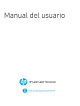 HP COLOR LASER 150NW El manual del propietario