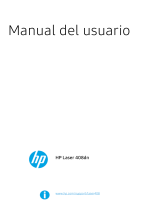 HP Laser 408dn Printer Manual de usuario