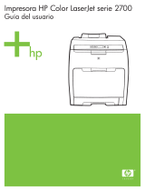 HP Color LaserJet 2700 Printer series Guía del usuario