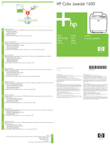 HP COLOR LASERJET 1600 PRINTER Guía de inicio rápido