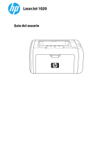 HP LaserJet 1020 Printer series El manual del propietario