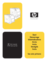 HP (Hewlett-Packard) Color LaserJet 3700 Printer series Manual de usuario