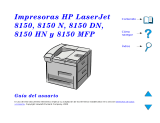 HP LaserJet 8150 Multifunction Printer series Guía del usuario