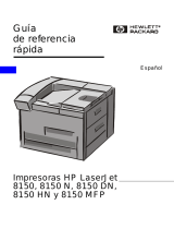 HP LaserJet 8150 Printer series Guia de referencia
