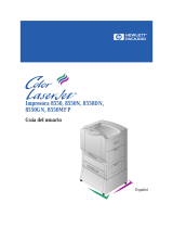 HP Color LaserJet 8550 Multifunction Printer series Guía del usuario