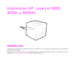 HP LaserJet 9000 Printer series Guía del usuario