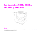 HP LaserJet 9000 Printer series El manual del propietario
