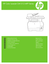 HP Color LaserJet CM1312 Multifunction Printer series Guía del usuario