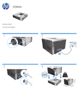 HP Color LaserJet Enterprise CP5525 Printer series Guía de instalación