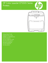 HP Color LaserJet CP3505 Printer series Guía de inicio rápido