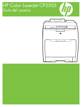HP Color LaserJet CP3505 Printer series Guía del usuario