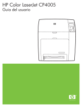 HP Color LaserJet CP4005 Printer series El manual del propietario